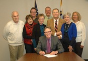 Mayor Warford and members of ND Myeloma Support Group